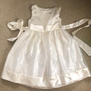 Beautiful ivory girls dress.